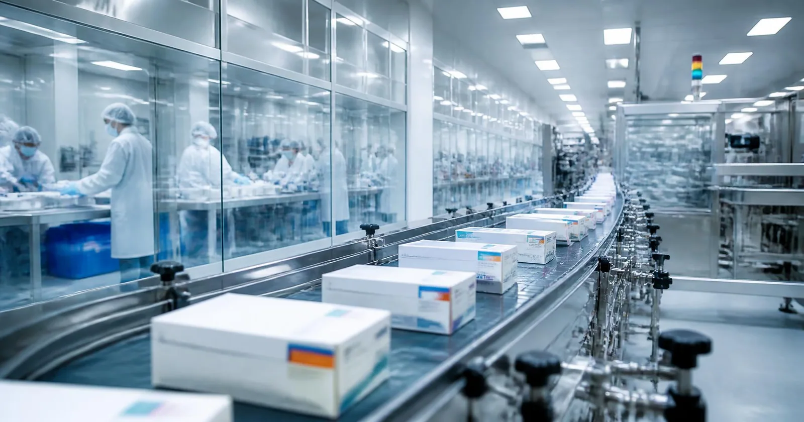 Linie de producție farmaceutică